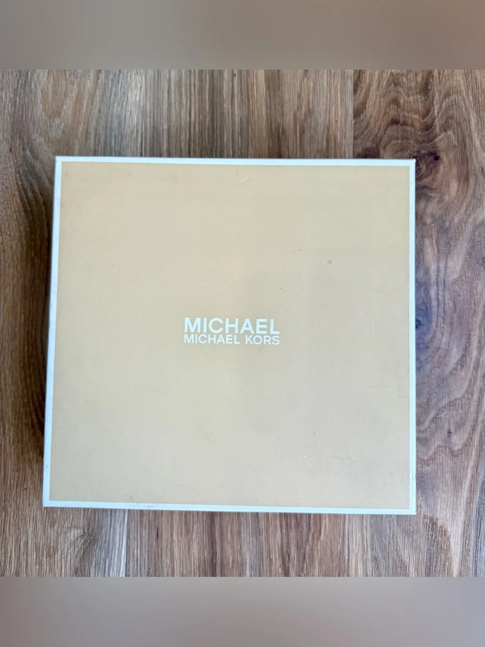 Michael Michael Kors Somerly Leather Wedge Sandals Peanut Size 6.5M